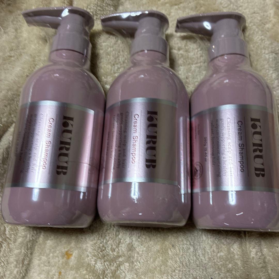 KURUB クリームシャンプー　380gの3本セット 楽天市場】【公式】KURUB3本セット クリームシャンプー クーラブ ノン