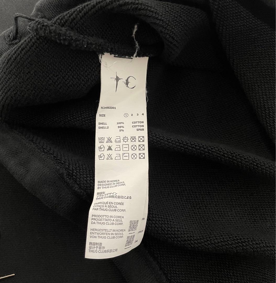 最高ファッション - Thug Club クロップドスウェットシャツ