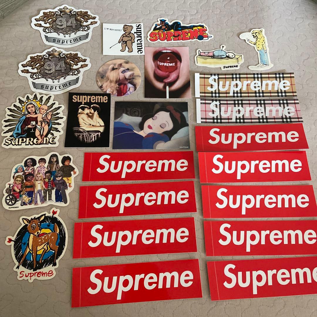 Supreme ステッカーセット 24枚 - メルカリ