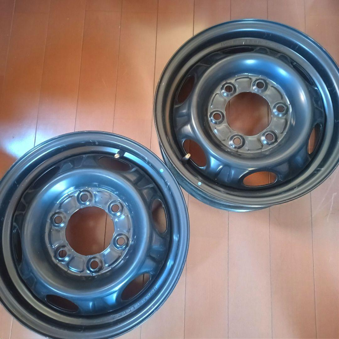 送料込み】日産キャラバンNV350 新車外し純正ホイール15インチ 2本B組