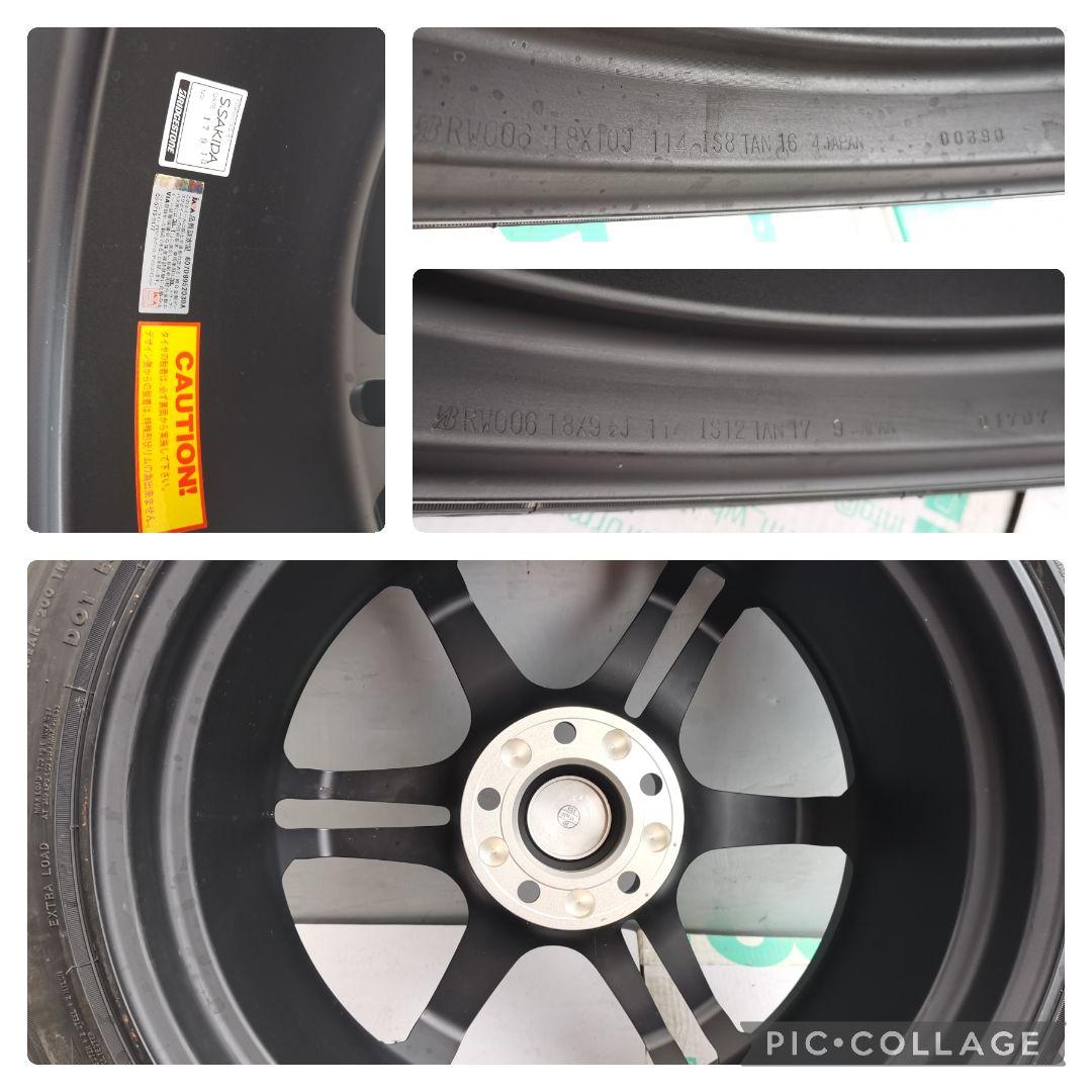 ブリヂストン ポテンザRW006 希少 軽量 鍛造 FORGED18インチ9.5 - メルカリ