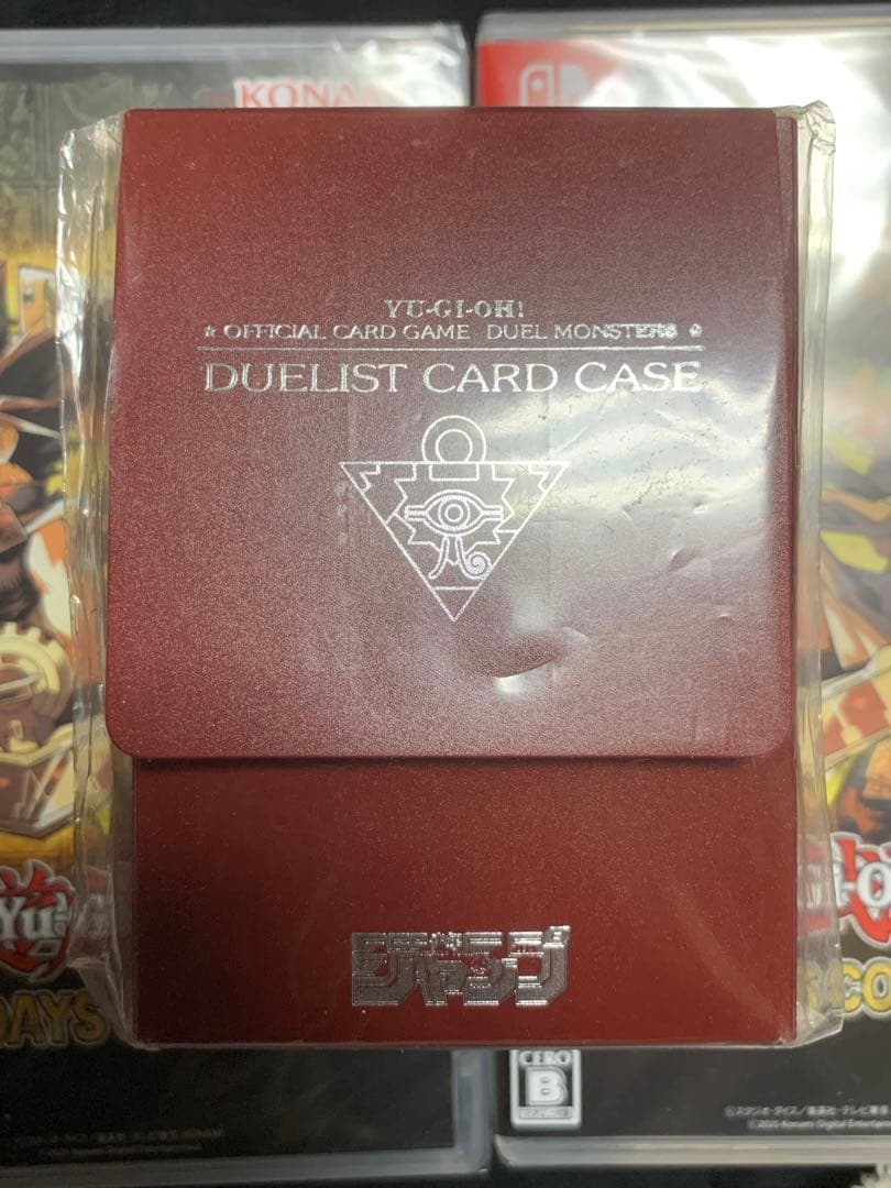 遊戯王【希少】 非売品 少年ジャンプ 抽選限定 初期 デッキケース赤