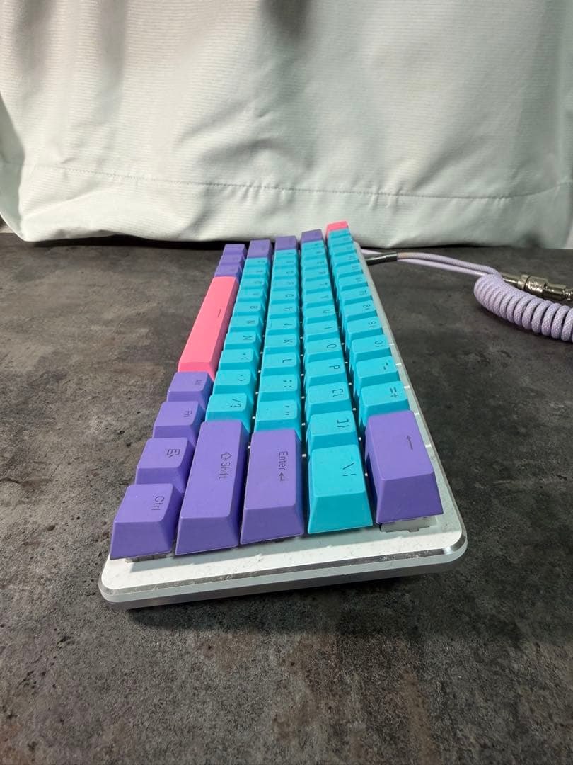 ノ*ム様 あ*る様 自作ゲーミングキーボード 銀軸 静音化済 - メルカリ