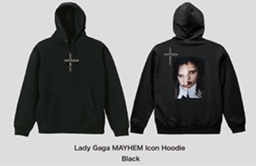 LADY GAGA MAYHEM ポップアップ限定 フーディー 黒M - メルカリ