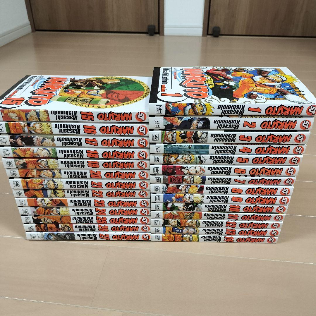 英語版 ナルト NARUTO 27冊セット - メルカリ