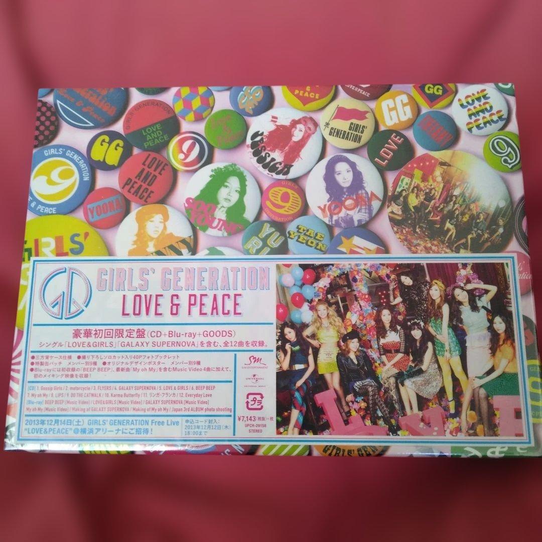 GIRLS' GENERATION LOVE & PEACE　初回限定　新品 Amazon.co.jp: LOVE & PEACE(初回限定盤)(CD+DVD): ミュージック
