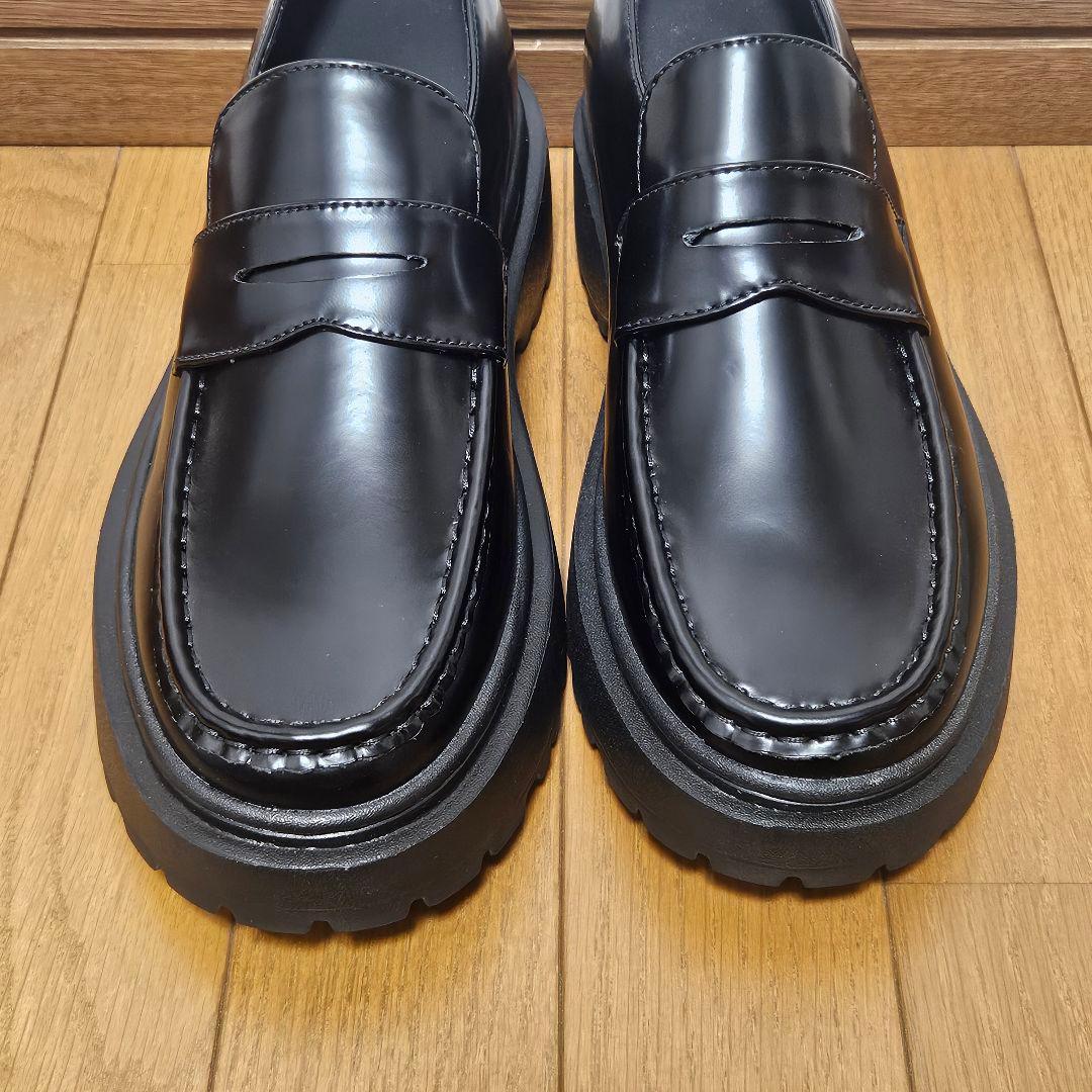 極美品☆ FILLIN UNOS LOAFER ブラックデザインシューズ 厚底 - メルカリ