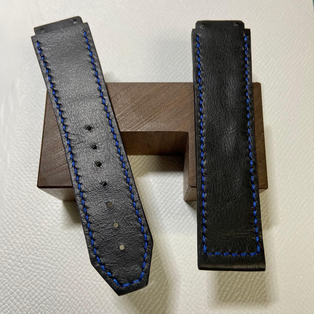 ✓【オーダー製作】ウブロ（HUBLOT）専用レザーストラップ - メルカリ