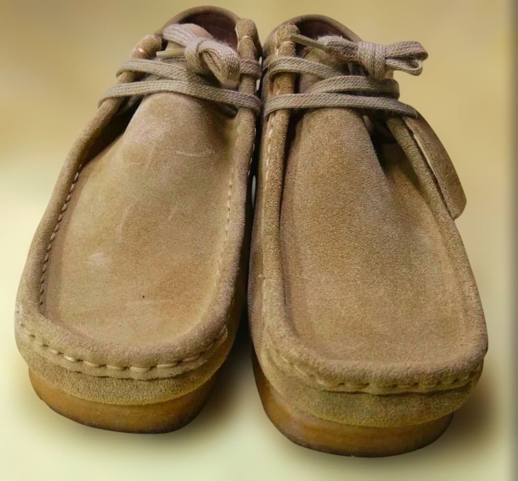 クラークス☆Clarksワラビーブーツモカシン　26.5ⅽⅿ