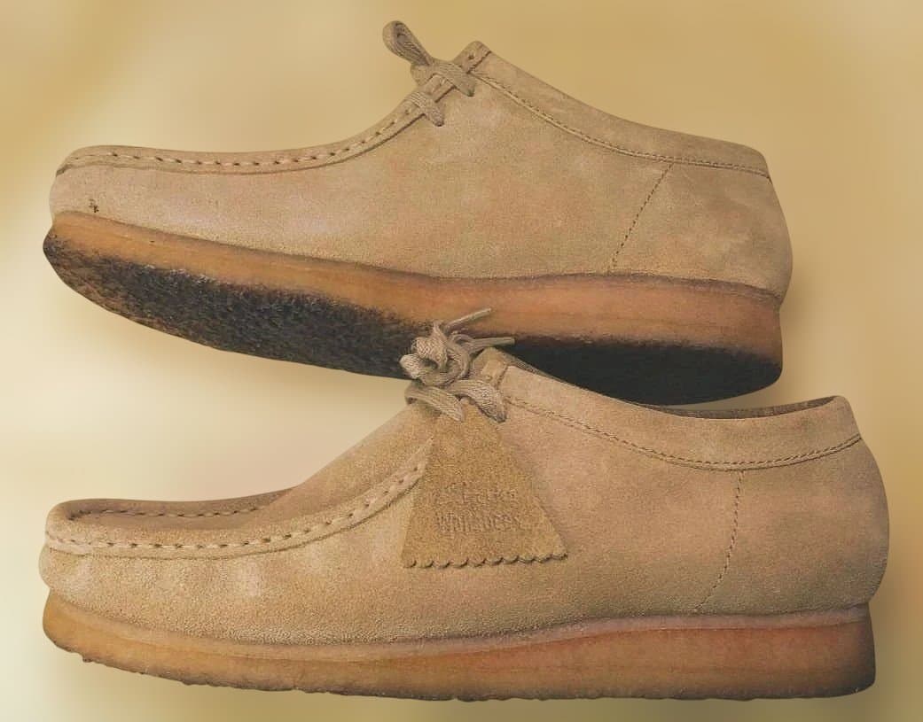 クラークス☆Clarksワラビーブーツモカシン　26.5ⅽⅿ