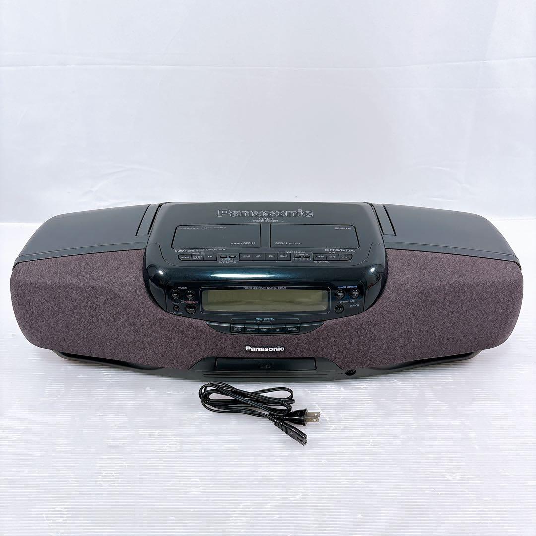 美品】Panasonic パナソニック RX-DT901 CDダブルラジカセ - メルカリ