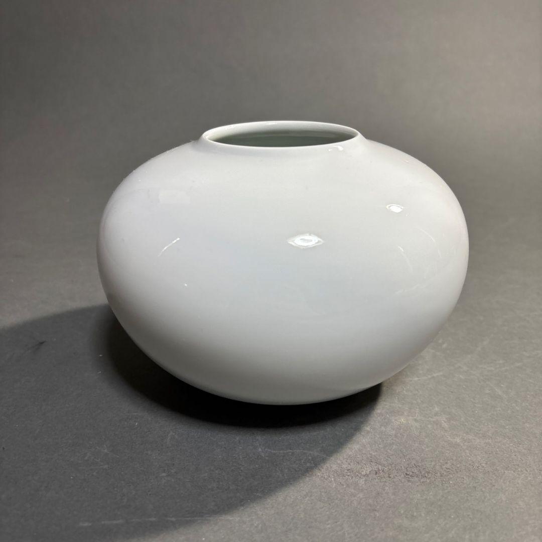 佐賀県重要無形文化財 中村清六 白磁 壷 - メルカリ