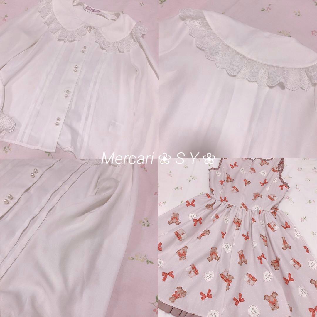 ❤︎12点セット❤︎ evelyn、ガーリー、量産型、水色界隈、くまちゃん