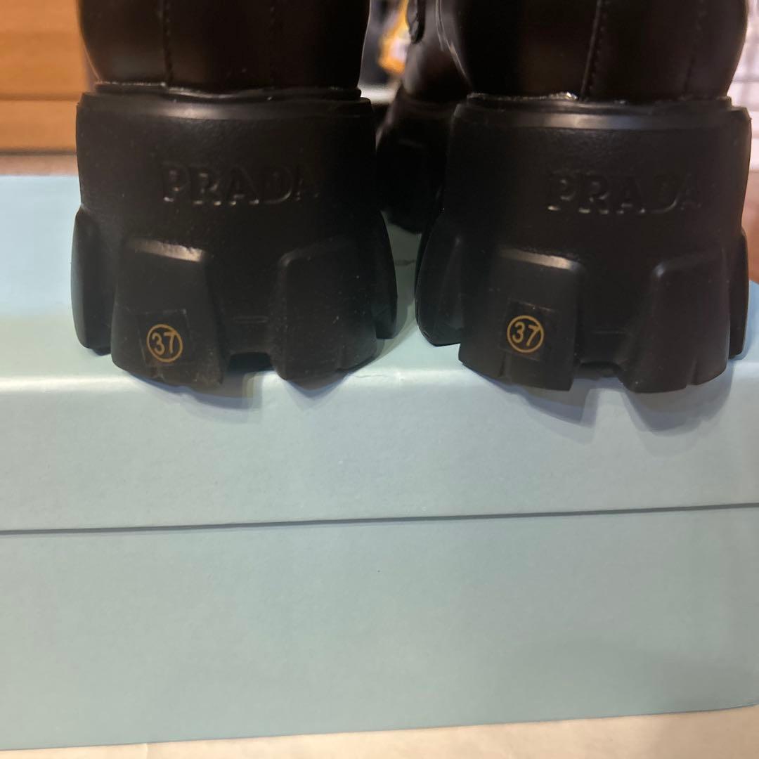 PRADA モノリス ローファー 37 23.5cm