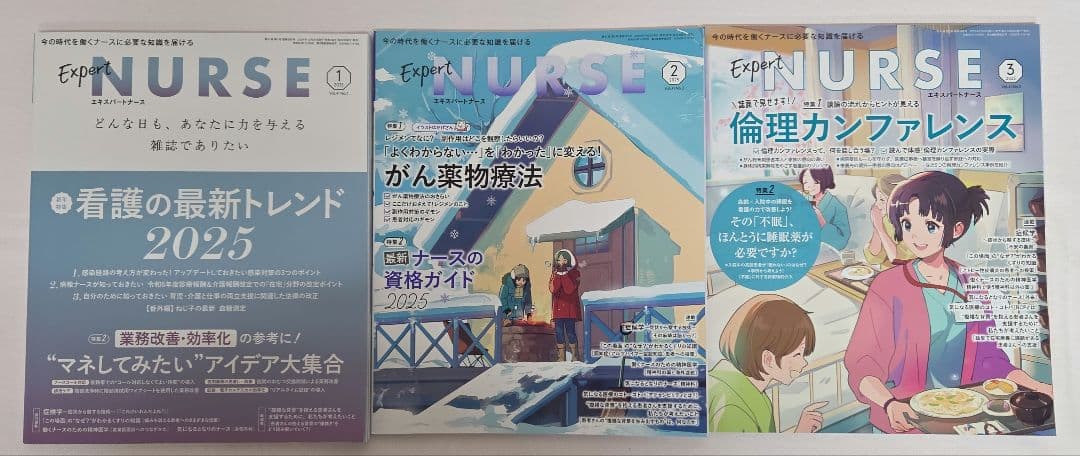 照林社 2025年 エキスパートナース 看護 月刊付録付き 増刊号セット