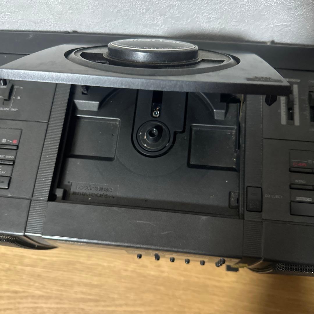 SHARP シャープ CDラジカセ QT-73CD-GY レトロ ジャンク品 - メルカリ