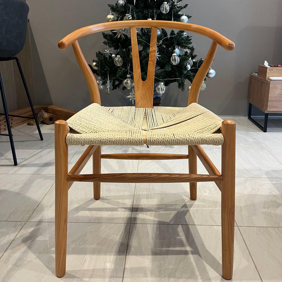 CH24(yチェア) 2脚セット Yチェア ソープ仕上げ オーク 座面高45 北欧