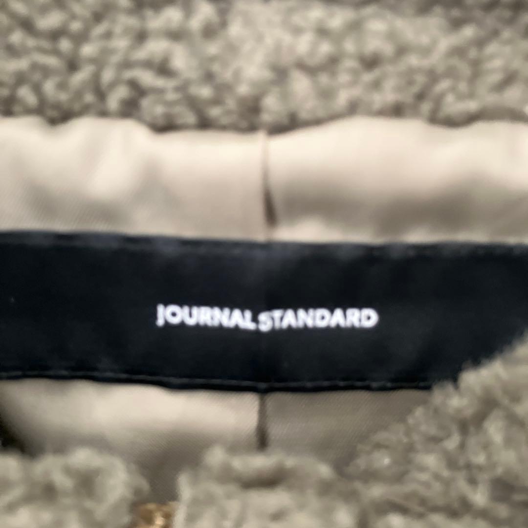 美品journalジャーナルスタンダード カーキボアフードモッズコートM