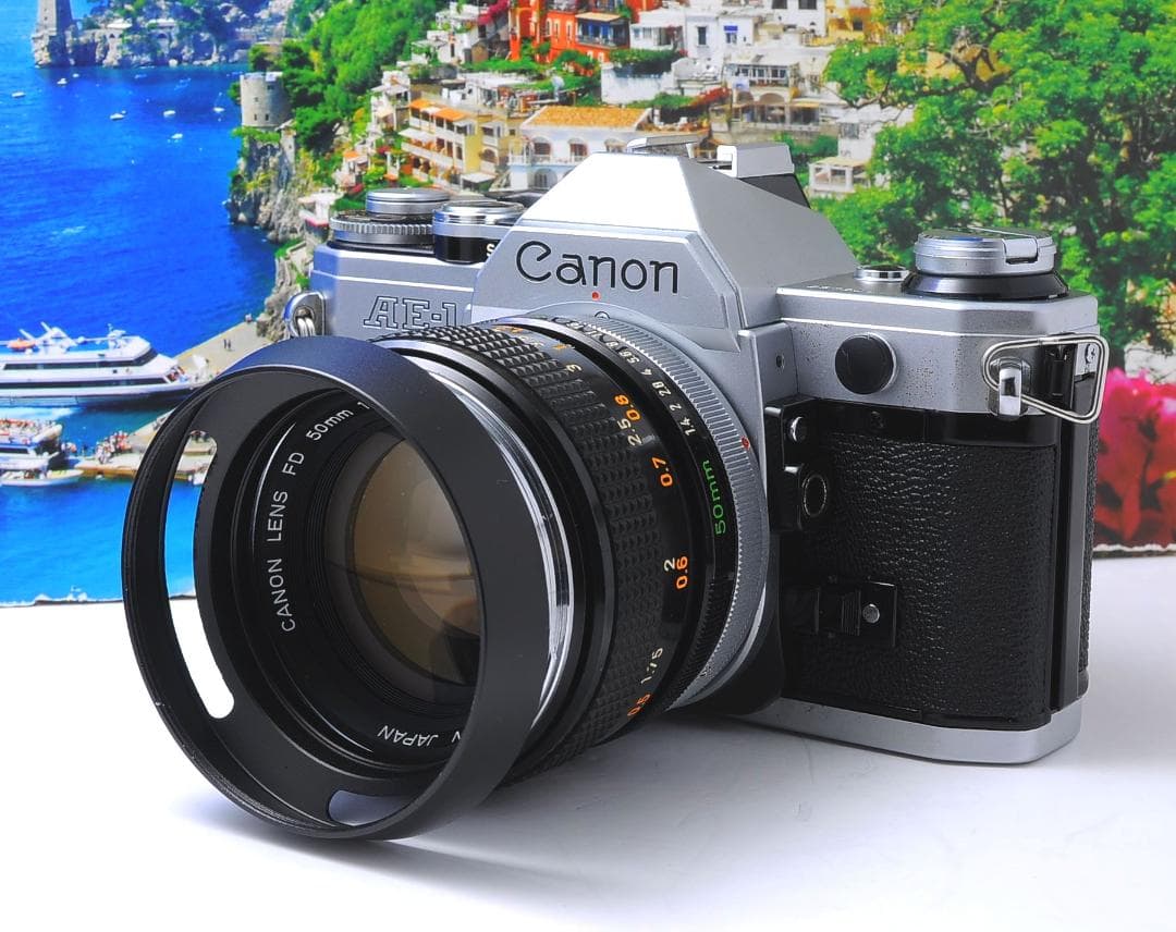 Canon AE-1 シルバー + FD 50mm F1.4 動作品 美品級 キヤノン（Canon） フィルムカメラ カメラ 中古 中古 カメラ canon ae