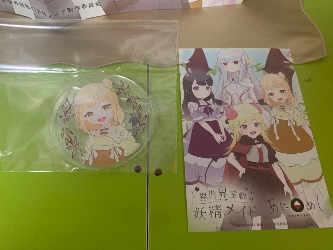 送料込　異世界屋敷の妖精メイド　Vチューバー　ゆめ　柚萌　サイン入り　豪華セット