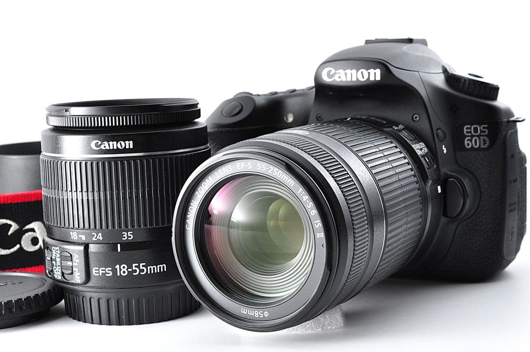 ◾️ 美品 ◾️ Canon EOS 60D ダブルズームキット 《 元箱付き 》