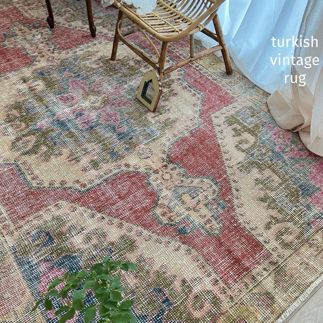 貴重✳︎アヴァノス 落ち着きシャビーレッド キャラメル トルコ