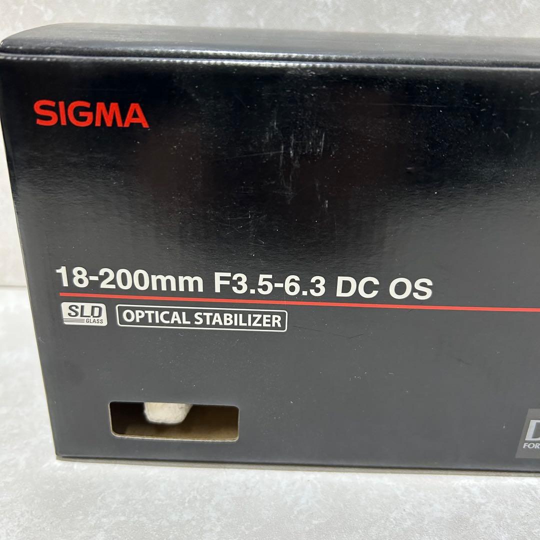 SIGMA レンズ　18-200mm F3.5-6.3 DC OS ニコン