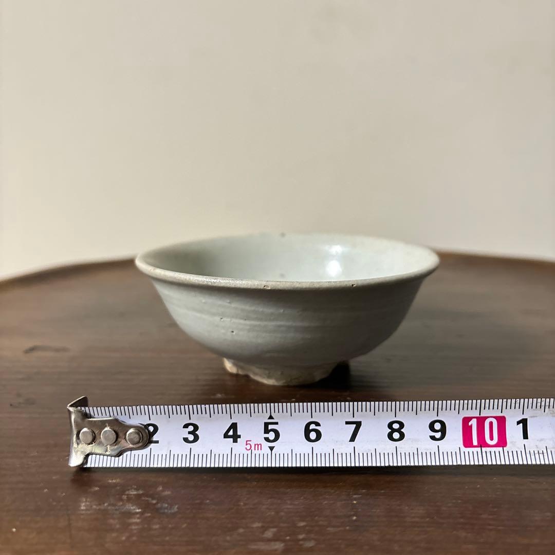 李朝盃 堅手 小鉢 白磁 酒器 小服茶碗 韓国アンティーク 古道具 民芸