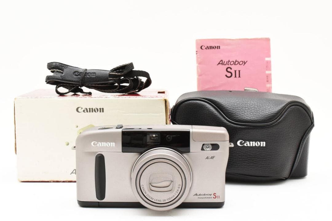 ★極上品★キヤノン Canon Autoboy S ii 元箱付き #835 Canon Autoboy S Black | ヨアケマエカメラ フィルムカメラ修理・販売