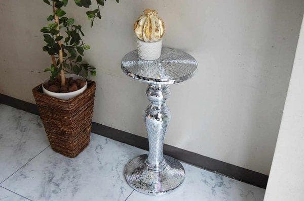 送料無料 限定 定額 アウトレット ミラー ボール テーブル キラキラ