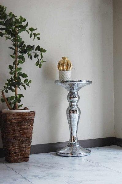 送料無料 限定 定額 アウトレット ミラー ボール テーブル キラキラ