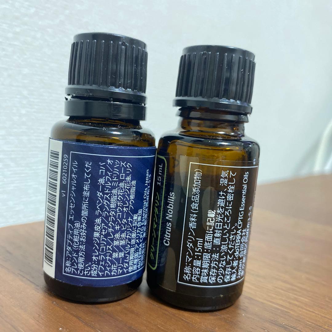 doTERRA アダプティブ&グリーンマンダリン15mL セット - メルカリ