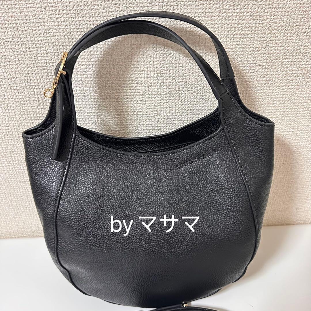 新品】ロンシャン LE FOULONN S ハンドバッグ 黒レザー肩掛け - メルカリ