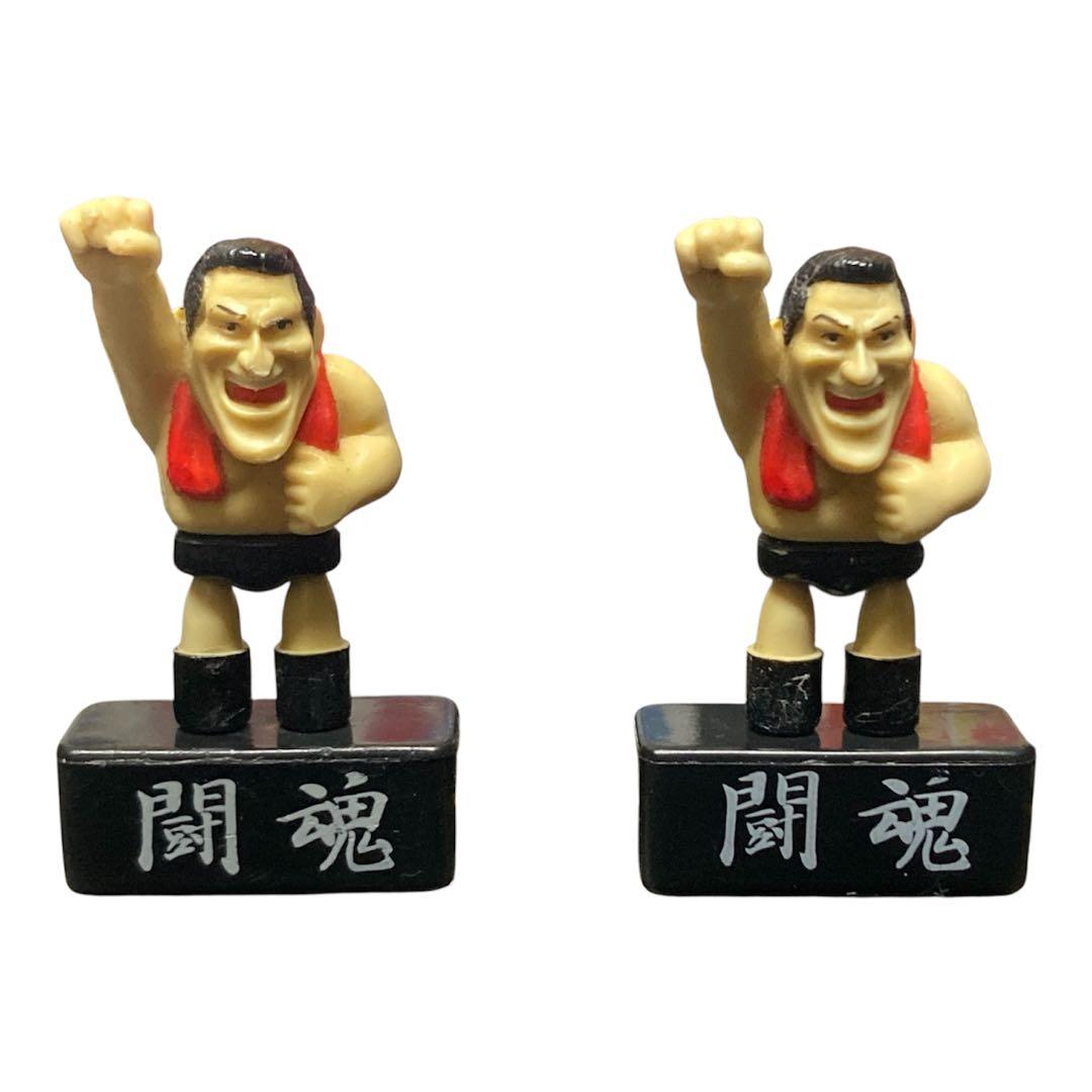 Coca-Cola 闘魂 アントニオ猪木フィギュア マグネット 2体セット