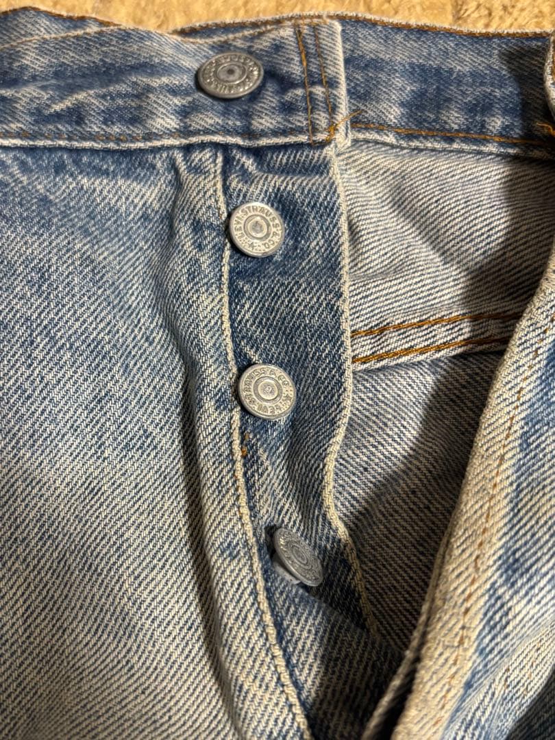 超希少】Levi's 501 66後期 ハチマル最初期 刻印6 脇割り W35 - メルカリ