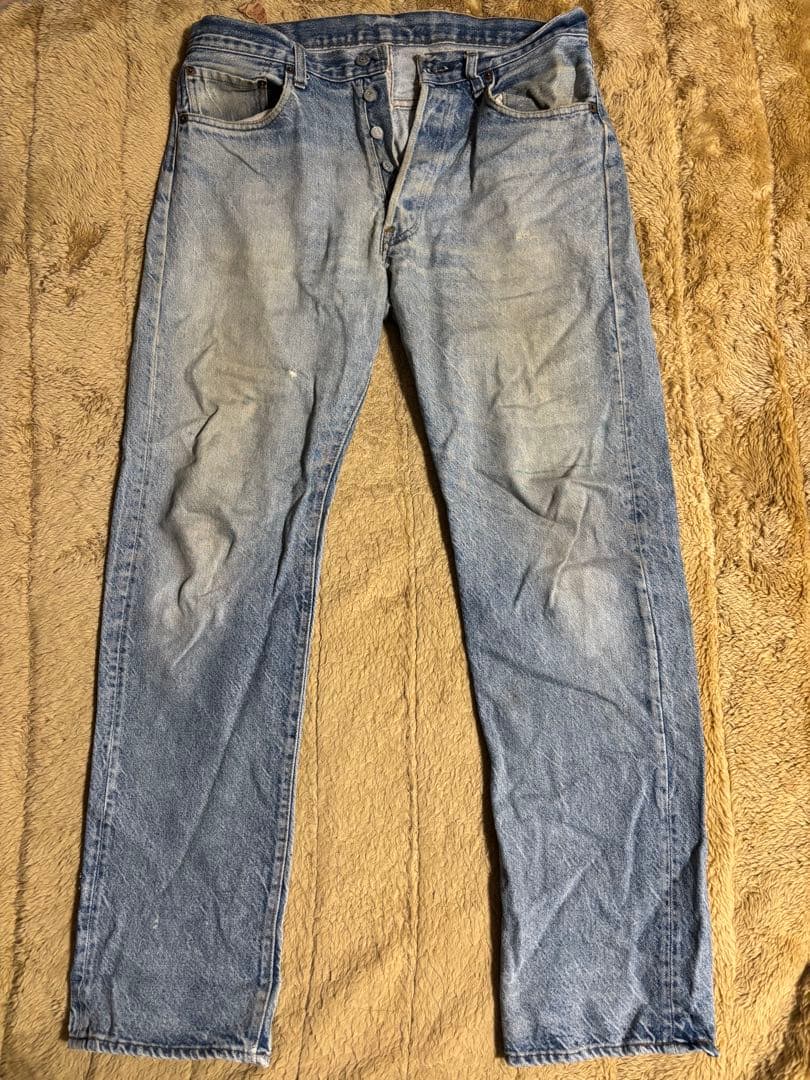 超希少】Levi's 501 66後期 ハチマル最初期 刻印6 脇割り W35 - メルカリ