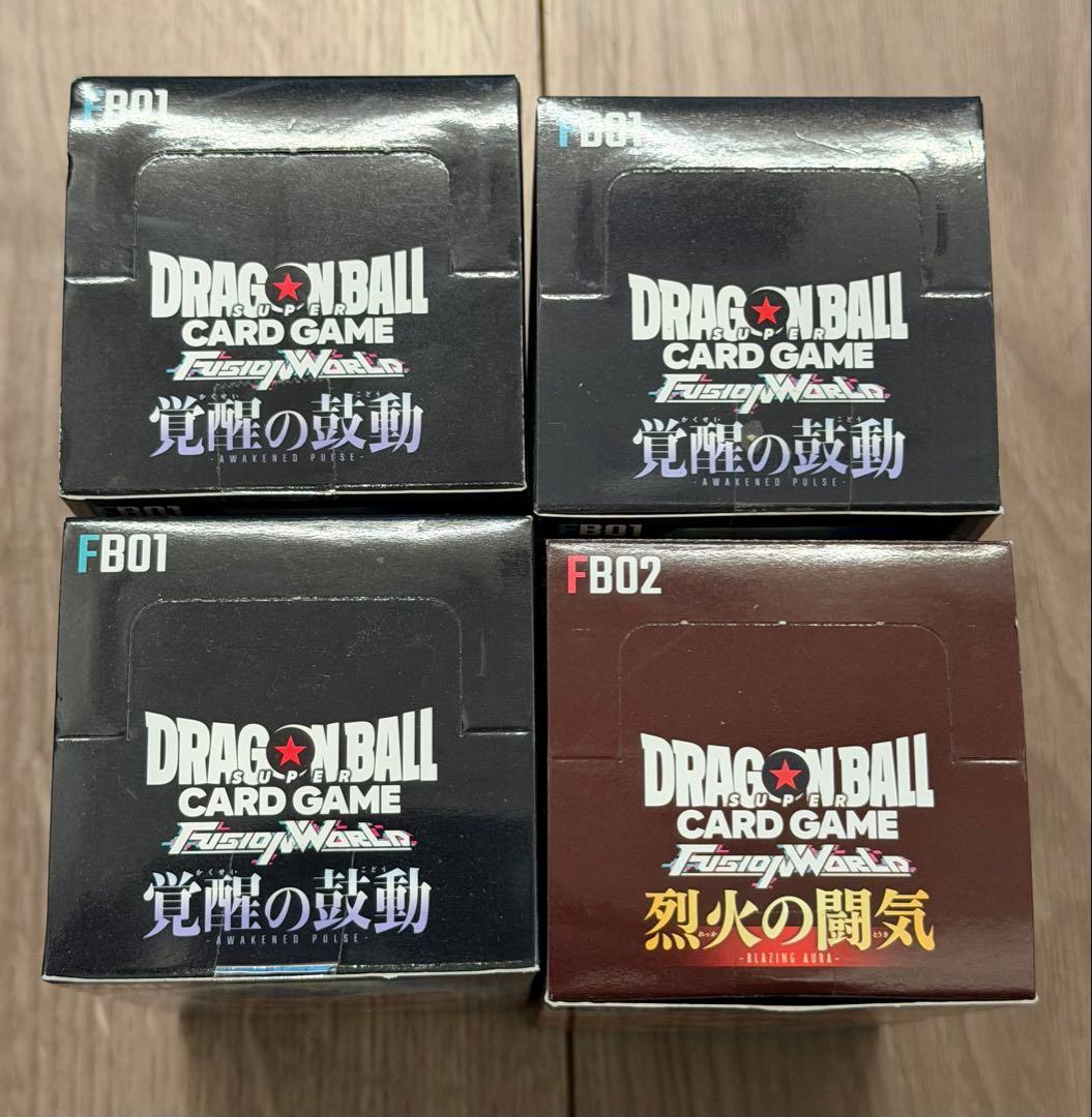 新品・未開封】ドラゴンボール ブースターパック 覚醒の鼓動 烈火の