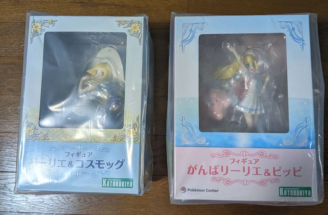 ポケモンセンター リーリエ＆コスモッグ がんばリーリエ&ピッピ フィギュアセット ポケモン』「リーリエ＆コスモッグ」「がんばリーリエ＆ピッピ
