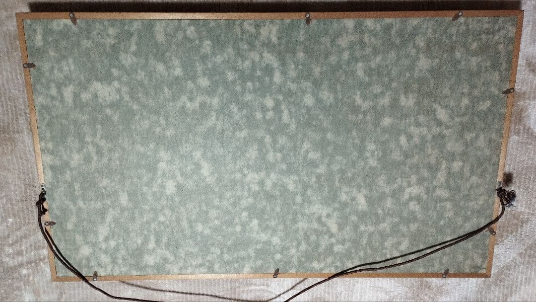 バラの花束 油絵 木製フレーム付き 高島屋