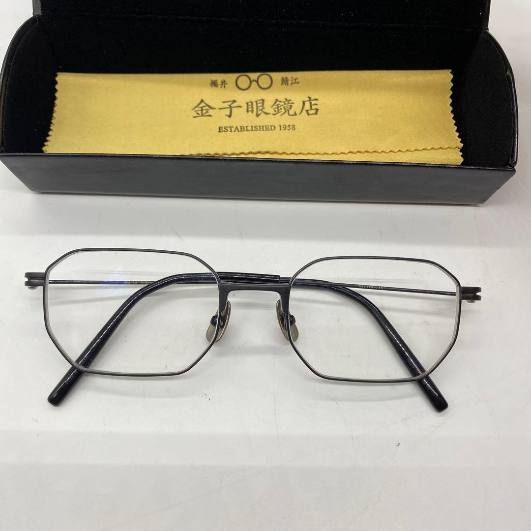金子眼鏡 KM-35 IPBK 細身 シンプル オクタゴン（八角形） - メルカリ