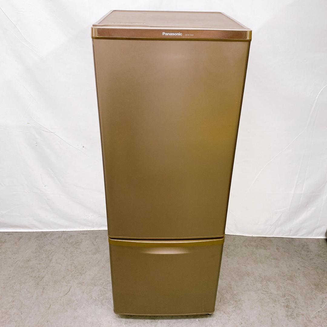 Panasonic 冷凍冷蔵庫 2017年製　NR-B17AW-T 168L NR-B17AW-T 冷蔵庫 168L パーソナル冷蔵庫 マホガニーブラウン [168L