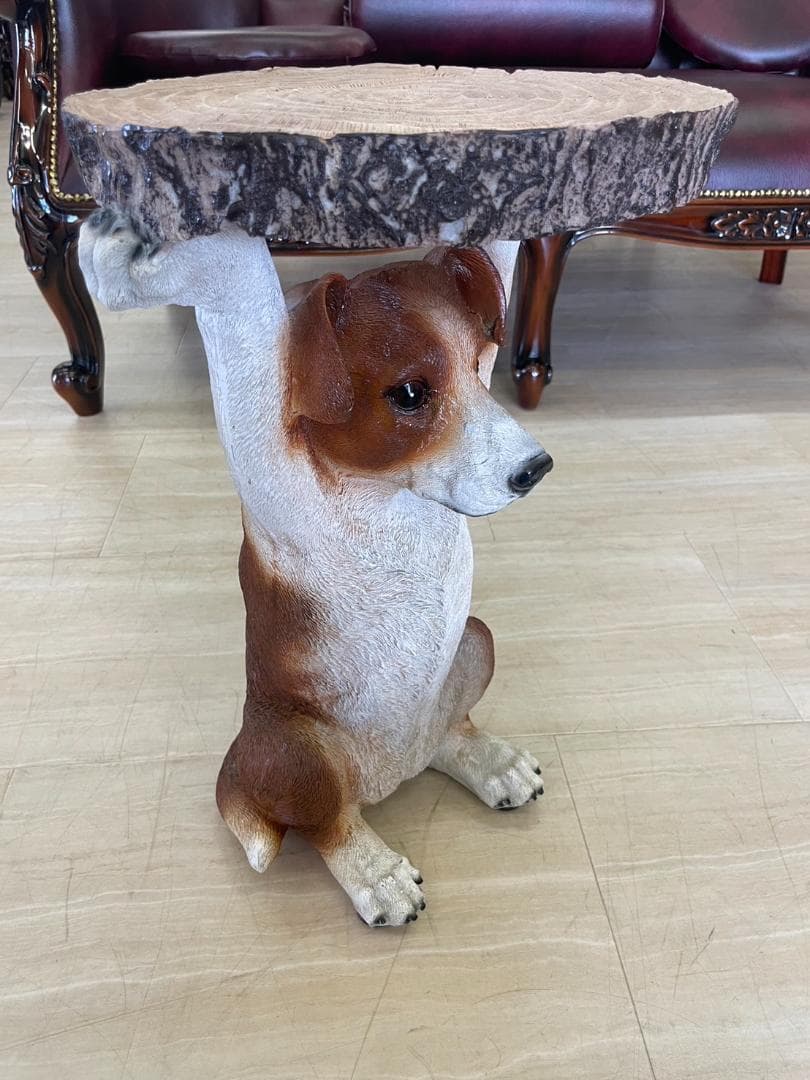 ジャックラッセルテリア サイドテーブル ミニテーブル アニマル 動物