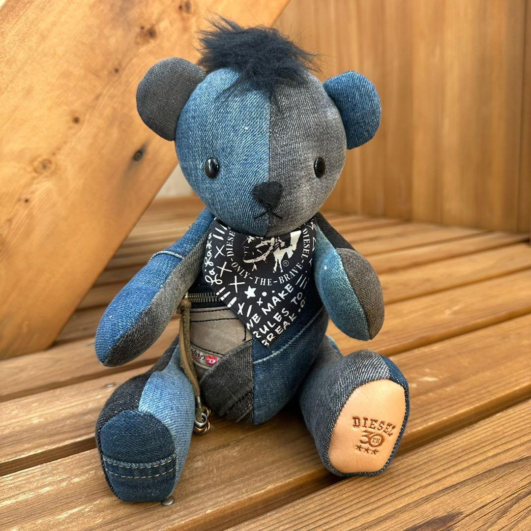 DIESEL 30周年記念 日本限定 100体限定 デニム再構築 テディベア