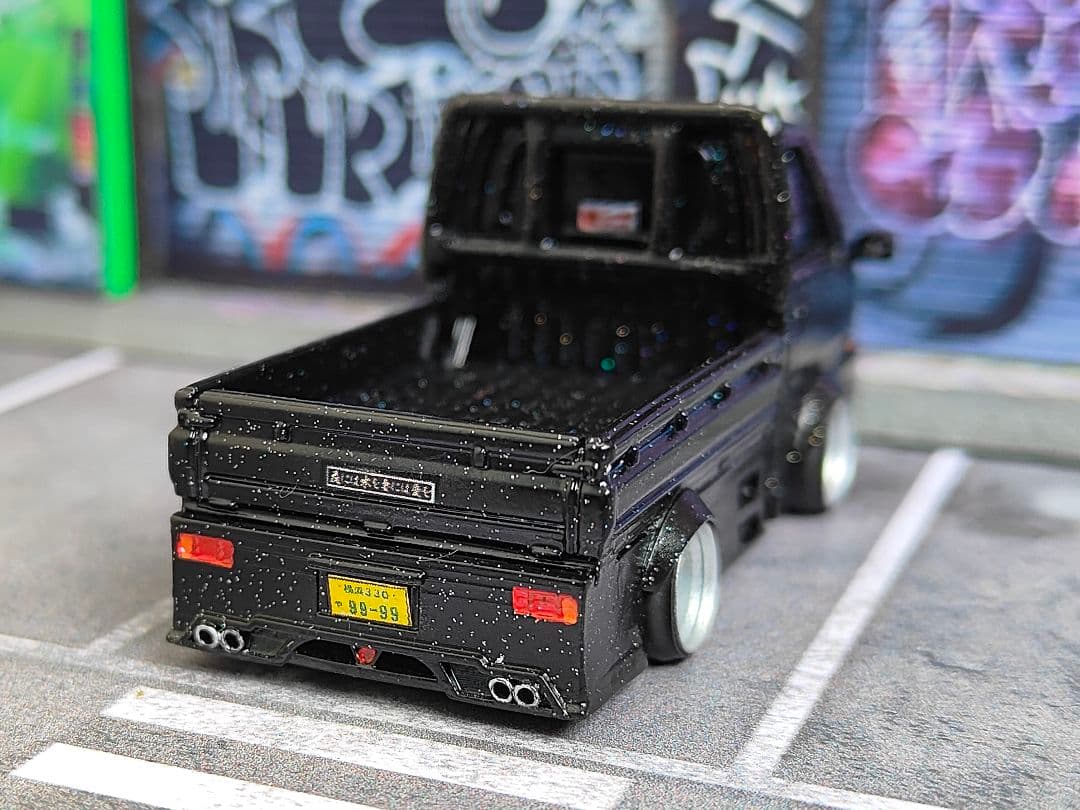 トミカ改造 スバル サンバー フルエアロ プレミアム☆深リム ☆ホット