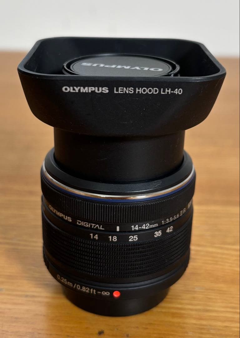 オリンパス　M.Zuiko 14-42mm f3.5-5.6 II R レンズ
