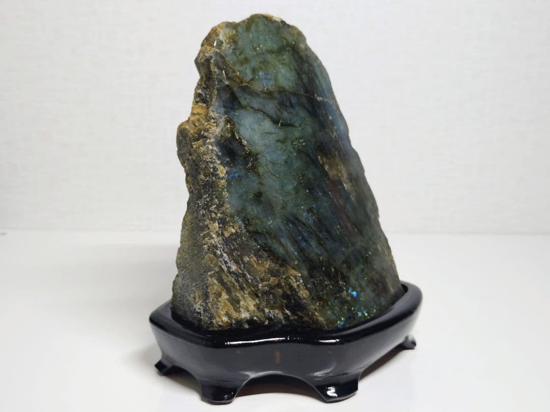 ラブラドライト 1.3kg 原石 鑑賞石 自然石 誕生石 鉱物 鉱石 水石