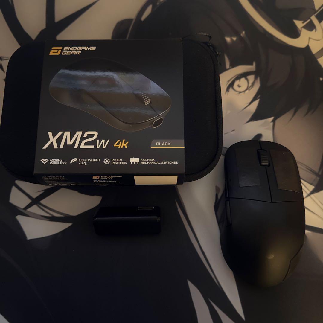 Endgame Gear XM2w 4K ブラック Amazon.com: ENDGAME GEAR XM2w 4k Wireless Gaming Mouse – 4000Hz