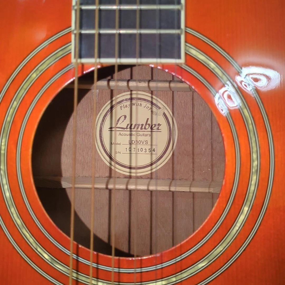 絶版・美品LumberランバーLD30VSアコースティックギター純正ケース＆弦