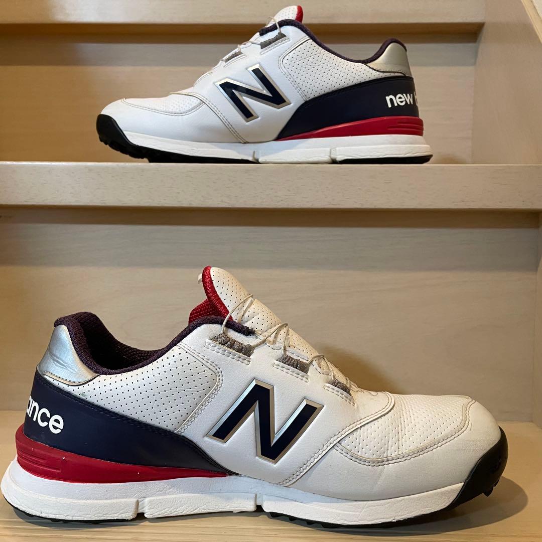 New Balance 574BOA ゴルフシューズ 26.5cm ホワイト