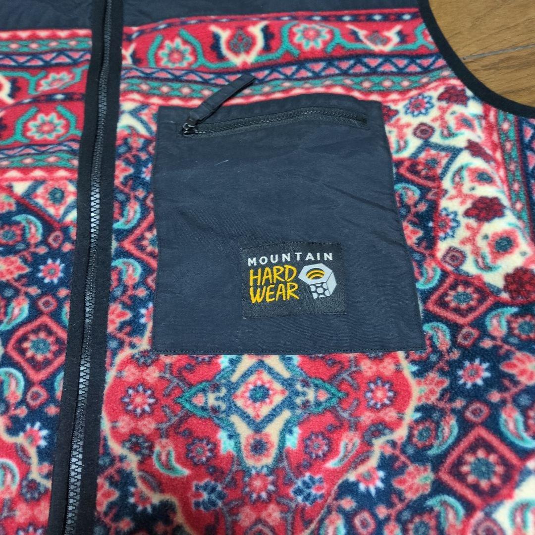 マウンテンハードウェア×BEAMS 別注フリースベスト XL ペルシャ